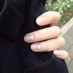02-a-reverse-French-manicure-with-nude-and-white-is-a-chic-idea